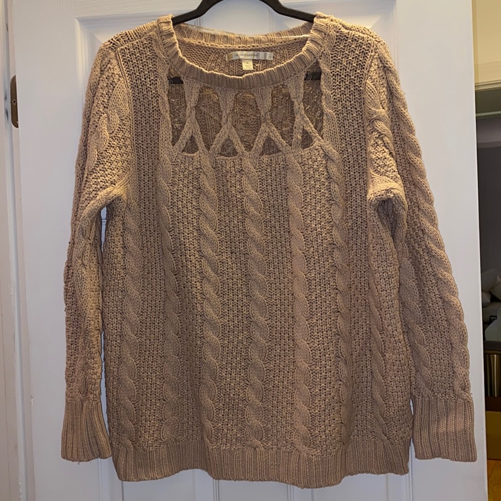 Lauren Conrad Lace Inlet Sweater